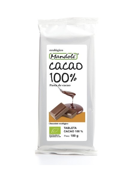 Cacao 100% (pasta de Cacao) tableta