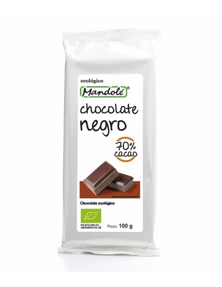 Chocolate negro (70% cacao) tableta