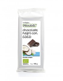 Chocolate negro con Coco (60% cacao) tableta