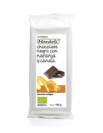 Chocolate negro con Naranja y Canela (70% cacao) tableta