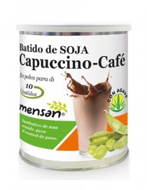 Batido soja sustitutivo CAPUCCINO-CAFÉ  (con Ágave) bote 500 gr (10 batidos)