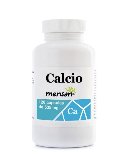 Cápsulas vegetales de Calcio "C" (Ca Carbonato) 535 mg