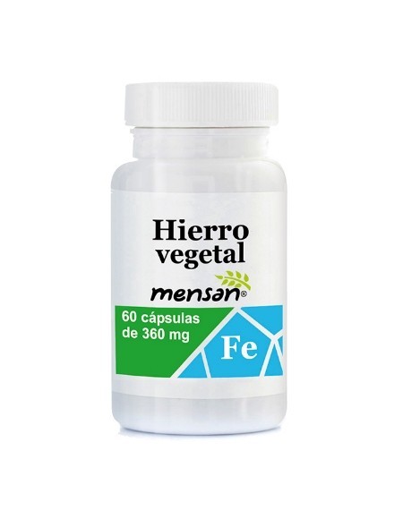 Cápsulas vegetales Hierro Vegetal 360 mg