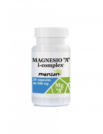 Cápsulas vegetales MAGNESIO "A" i-complex® (Mg Acetato + Vit. B6) 940 mg