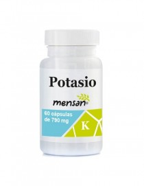 Cápsulas vegetales de Potasio (K Gluconato) 790 mg