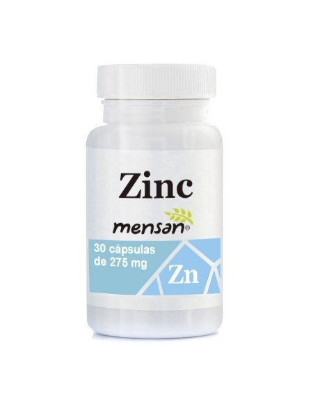 Cápsulas vegetales de Zinc (Zn Gluconato) 275 mg