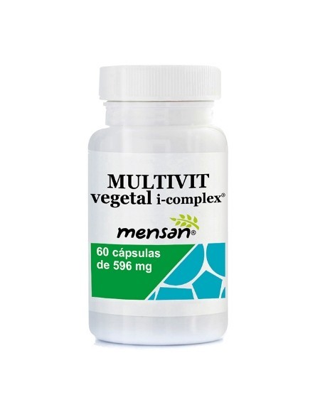 Cápsulas vegeteles MULTIVIT VEGETALES i-complex® 596 mg