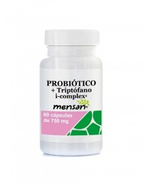 Cápsulas vegetales PROBIÓTICO + TRIPTÓFANO i-complex® 750 mg