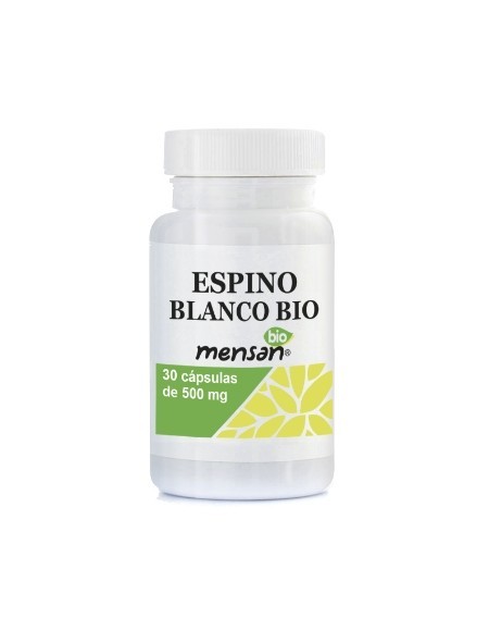 Cápsulas vegetales. Espino Blanco BIO 500 mg