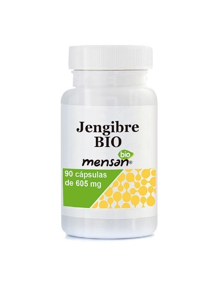 Cápsulas vegetales Jengibre BIO 605 mg