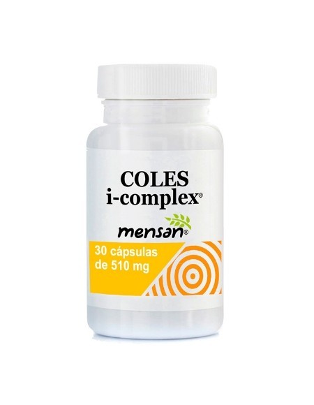 Cápsulas vegetales COLES i-complex® (Policosanol + Arroz rojo) 510 mg.