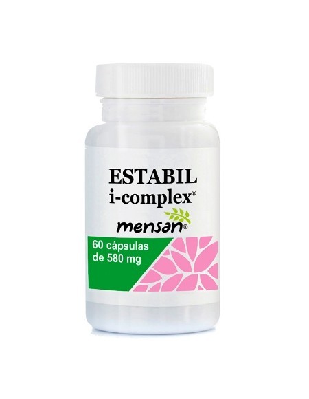 Cáps. veg. ESTABIL i-complex® (Valeriana + Azafrán + Mg + L-Tryptófano + B6 + B1 + B12) 580 mg.