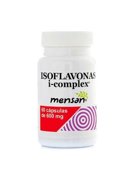 Cápsulas vegetales ISOFLAVONAS i-complex® (40 mg. Isoflavonas) 600 mg.