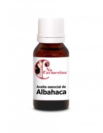 ALBAHACA (envase gotero cristal topacio)