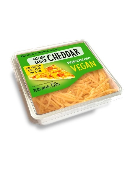 Vegecheese® Cheddar RALLADO (refrigerado) 150g